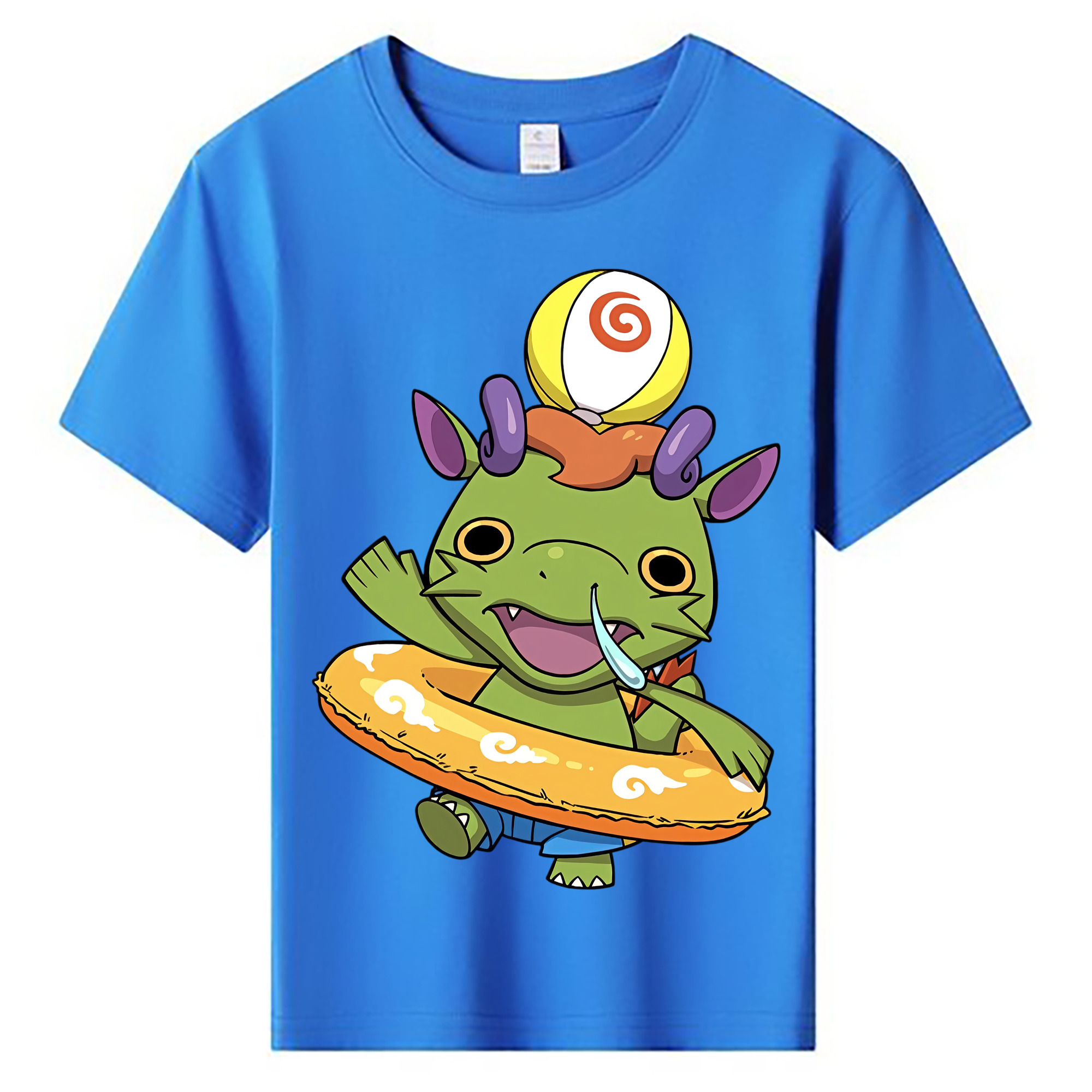 （画像用） 妖怪ウォッチ Yo-kai Watch 綿100％キッズTシャツ（フロントプリント）